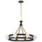 Nuvo Marsden 8-Light Chandelier Matte Black and Natural Brass 60/7868 - alternate 7